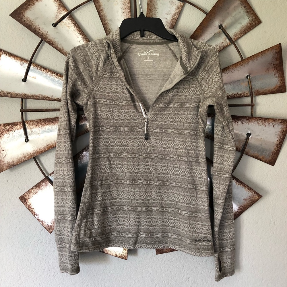 Eddie Bauer Grey Track Shirt